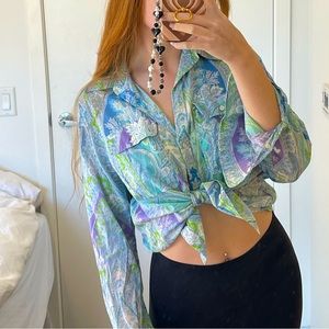 Ralph Lauren Paisley Botton Up Shirt